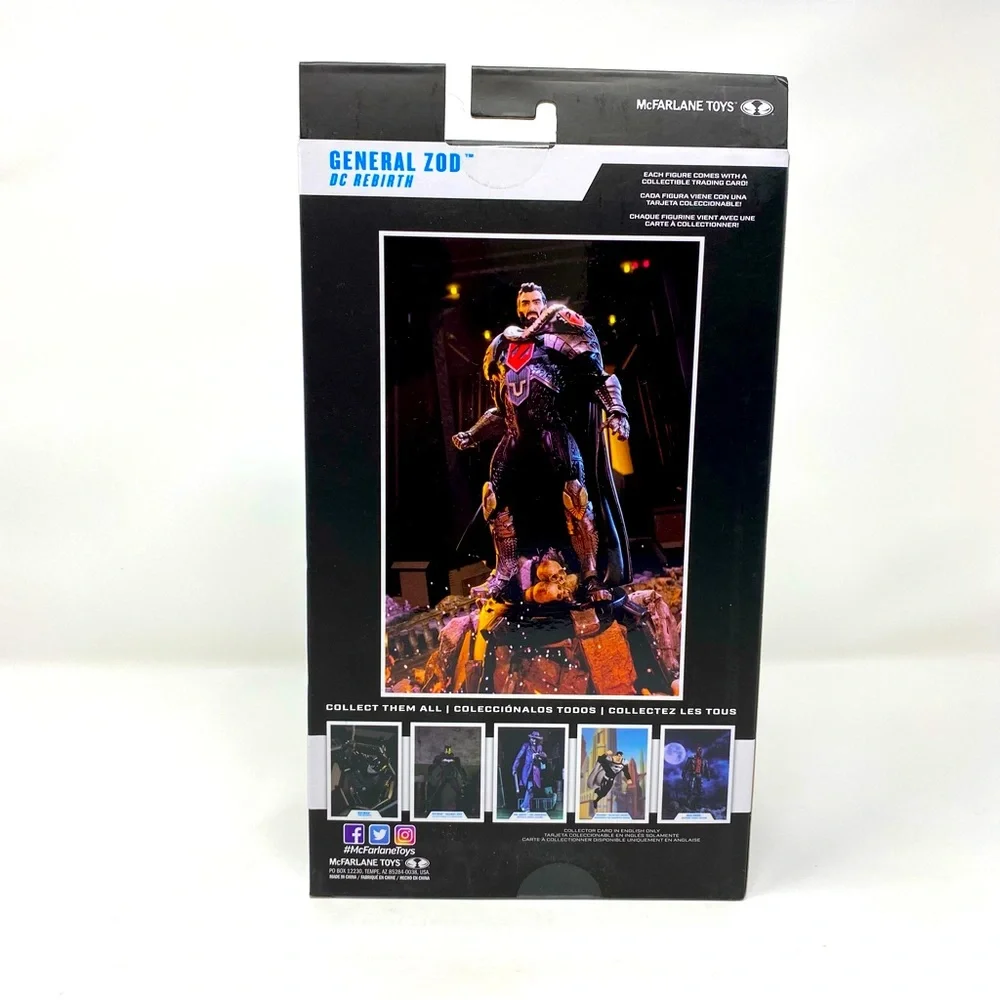 McFarlane Toys DC Multiverse General Zod (DC Rebirth) 7” Action Figure NEW‎